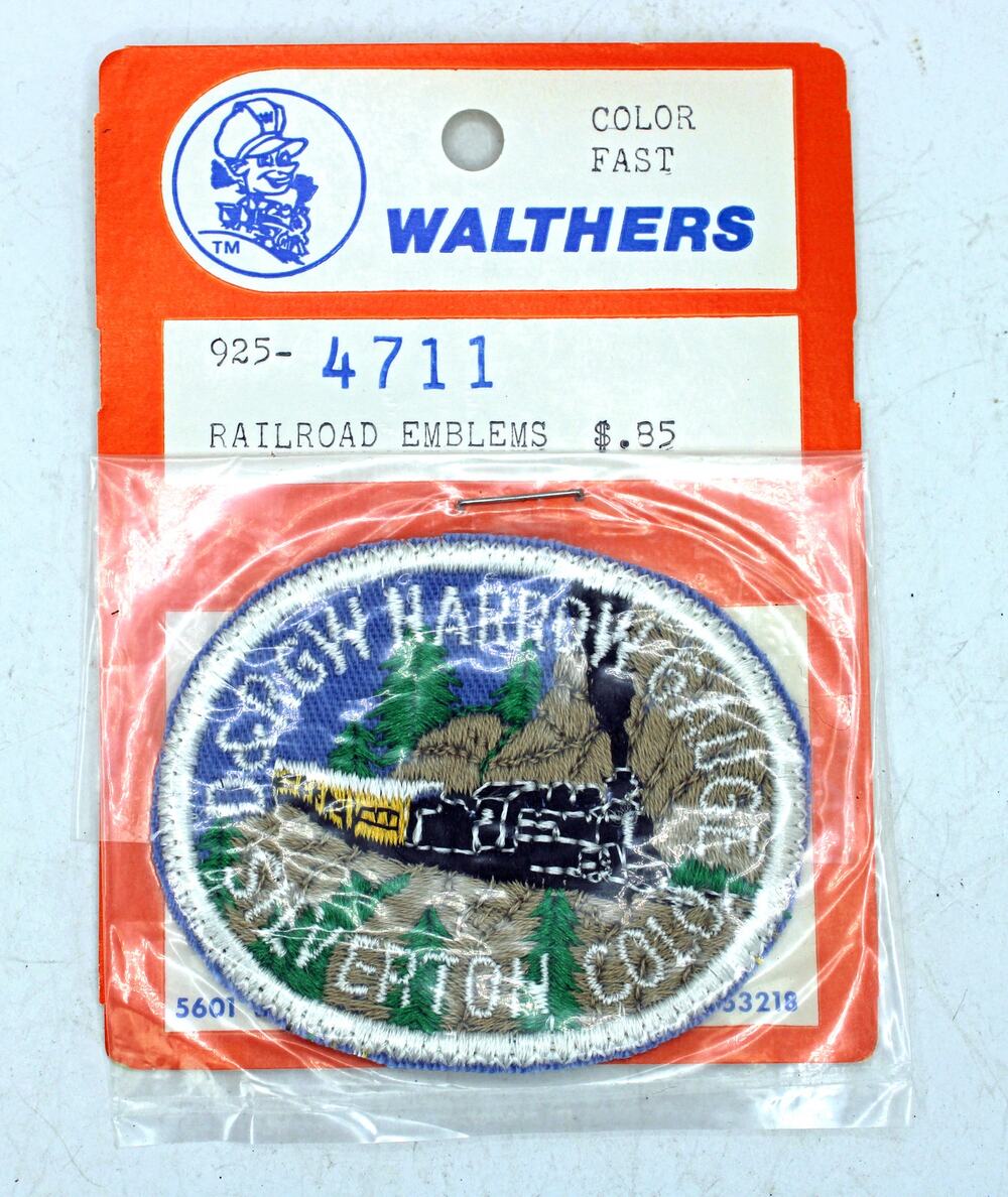 NOS Walthers D&RGW Narrow Gauge Silverton, Colo. Railroad Patch